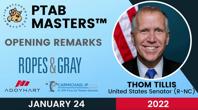 PTAB 2022 – Opening Thoughts and Keynote Conversations – January 24, 2022