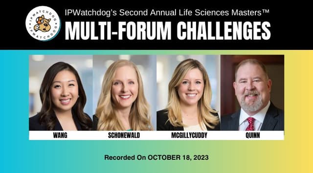 Life Sciences 2023 – Masterminding Multi-Forum Challenges – October 18, 2023