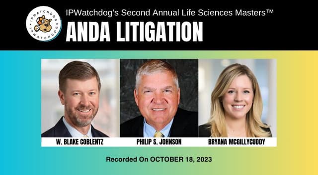 Life Sciences 2023 – Competitor vs. Competitor Biopharma Patent Litigation: Current Trends and Best Practices – October 18, 2023