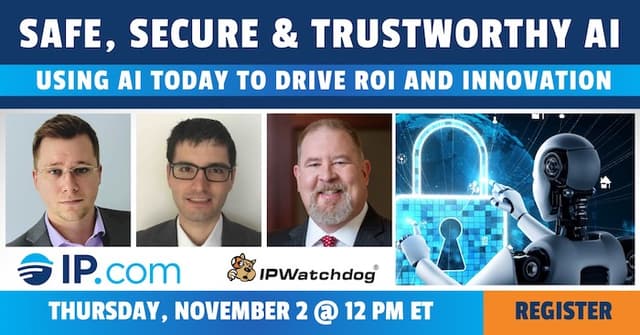 Safe, Secure & Trustworthy AI: Using AI Today to Drive ROI and Innovation – Nov 2, 2023