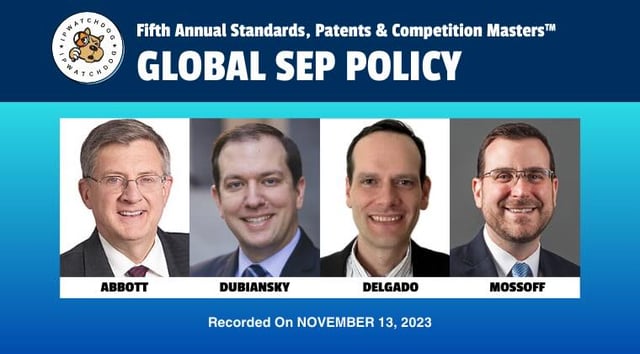 SEP Masters 2023 – Global SEP Policy and the Fight to Regulate the Future – November 13, 2023